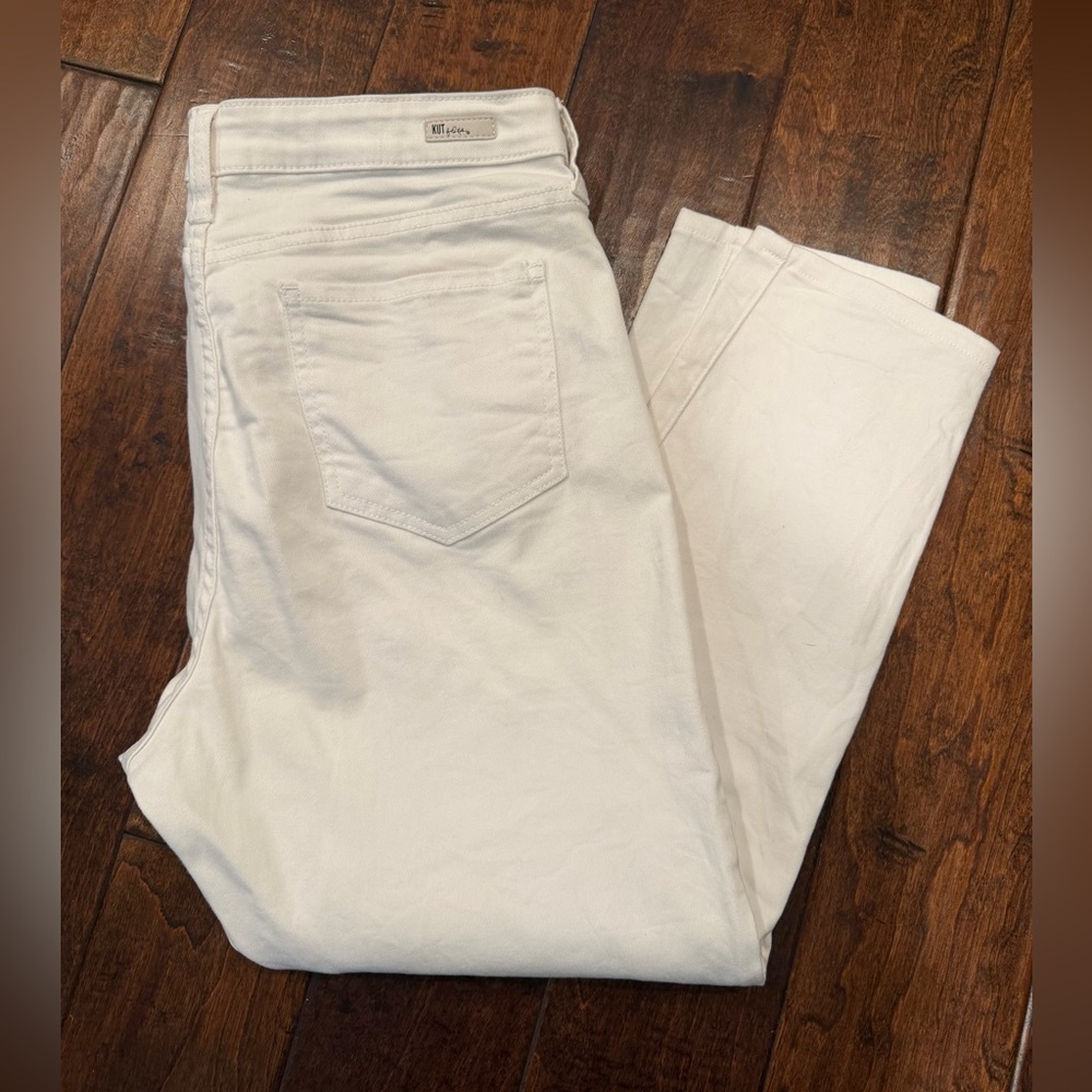 Kut from the Kloth White Ankle Skinny Jeans size 14 - Picture 3 of 7